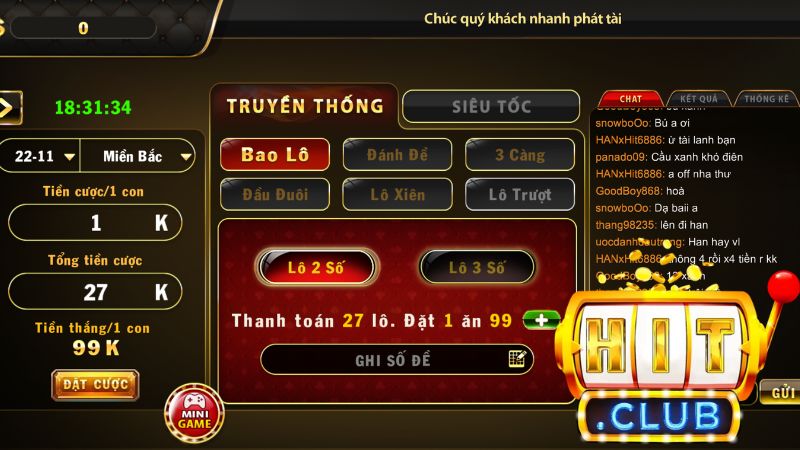 Các hình thức cược lô đề HITCLUB