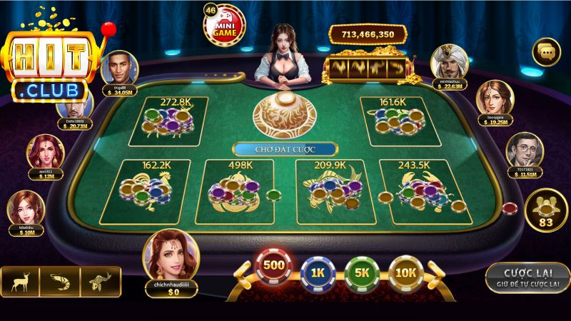 Cách chơi bầu cua HITCLUB săn thưởng