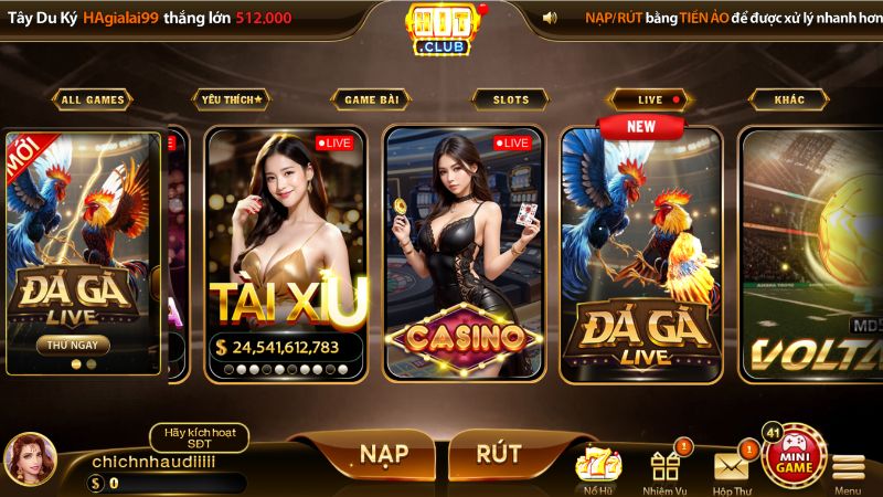 Casino HITCLUB được đánh giá cao