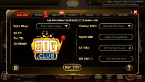 Câu hỏi thường gặp xoay quanh vấn đề nạp tiền Hitclub