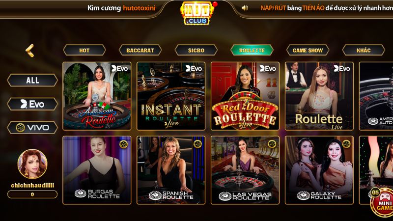Đơn vị hợp tác cùng casino HITCLUB