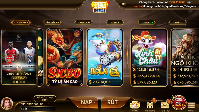 Nhà phát hành game bắn cá HITCLUB Nhà phát hành game bắn cá HITCLUB